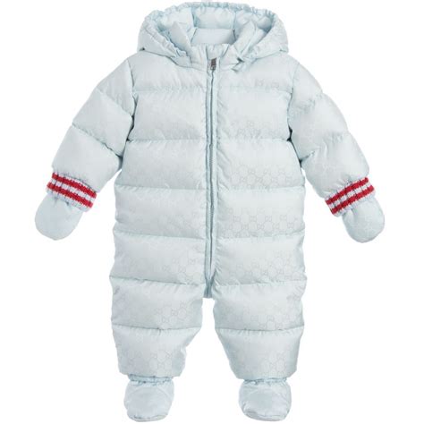 baby boy gucci onesie|gucci baby snowsuit.